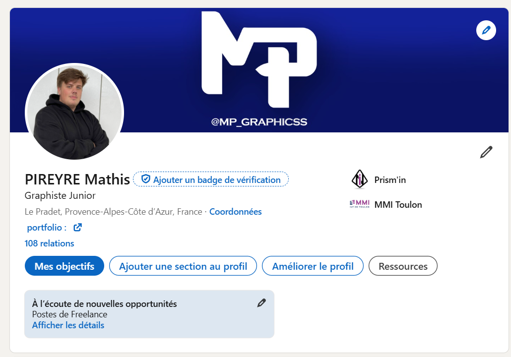 Présence en ligne Pireyre Mathis